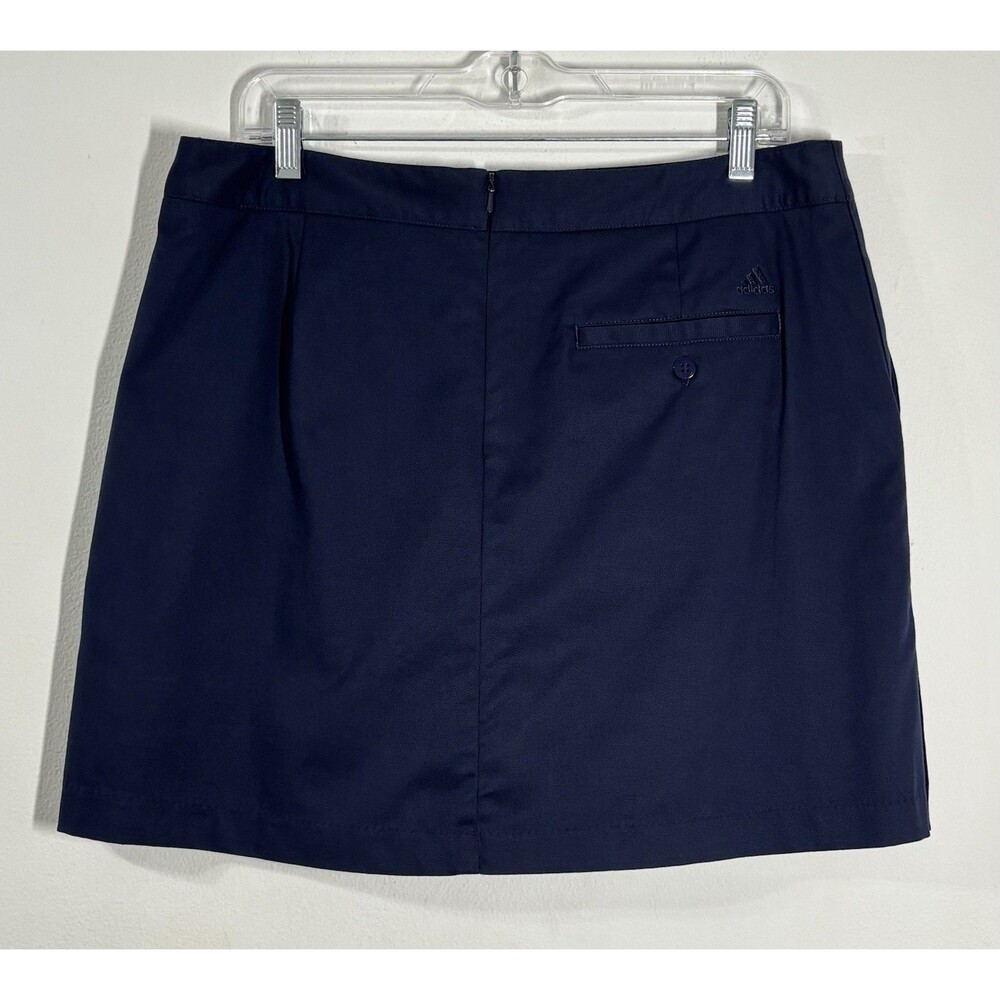 Adidas Golf Skort Women’s 12 Navy Blue New Stretch Skor Tennis Athletic Skirt - Picture 2 of 13